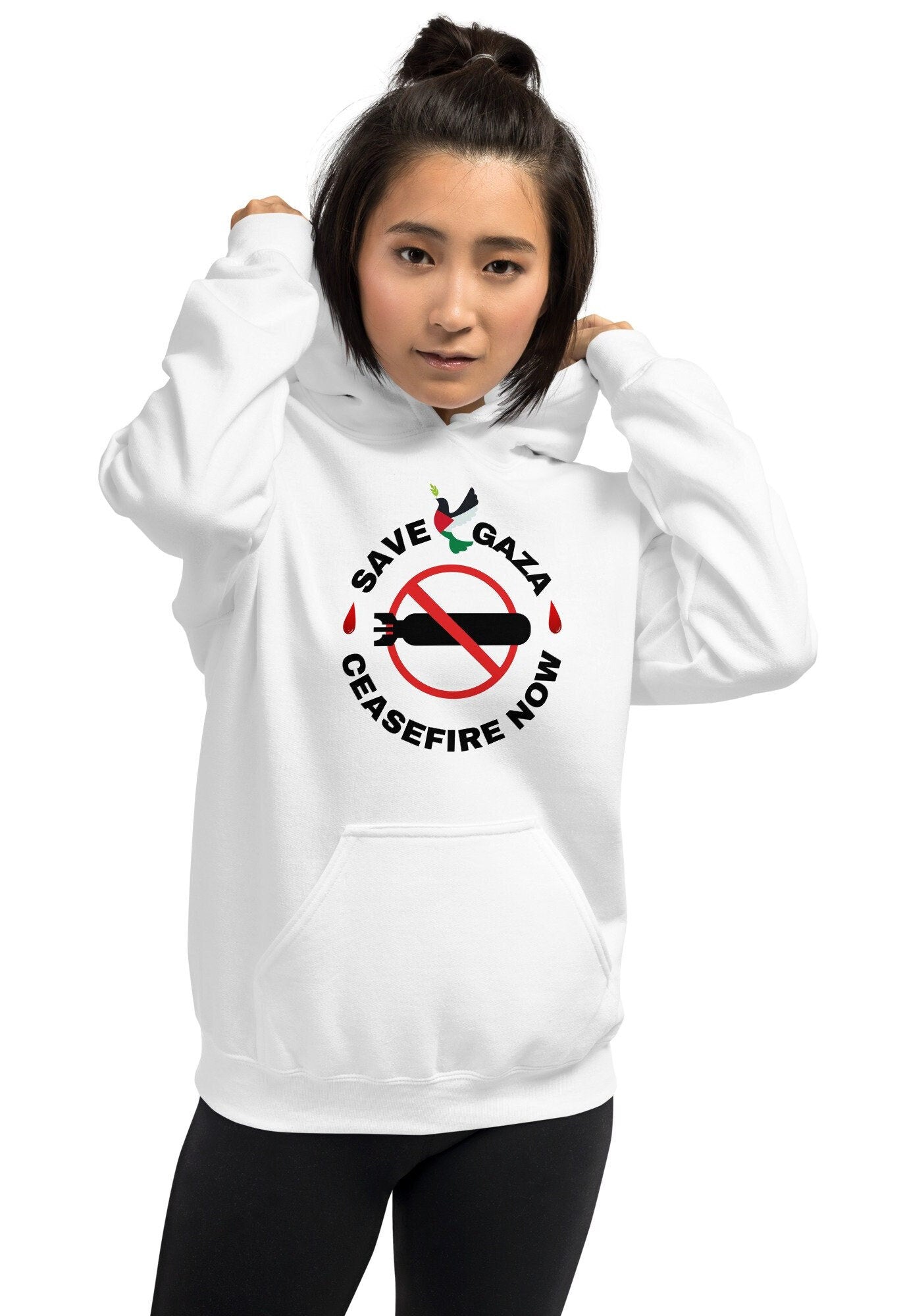 Save Gaza Hoodie, Stand with Palestine Sweatshirt,