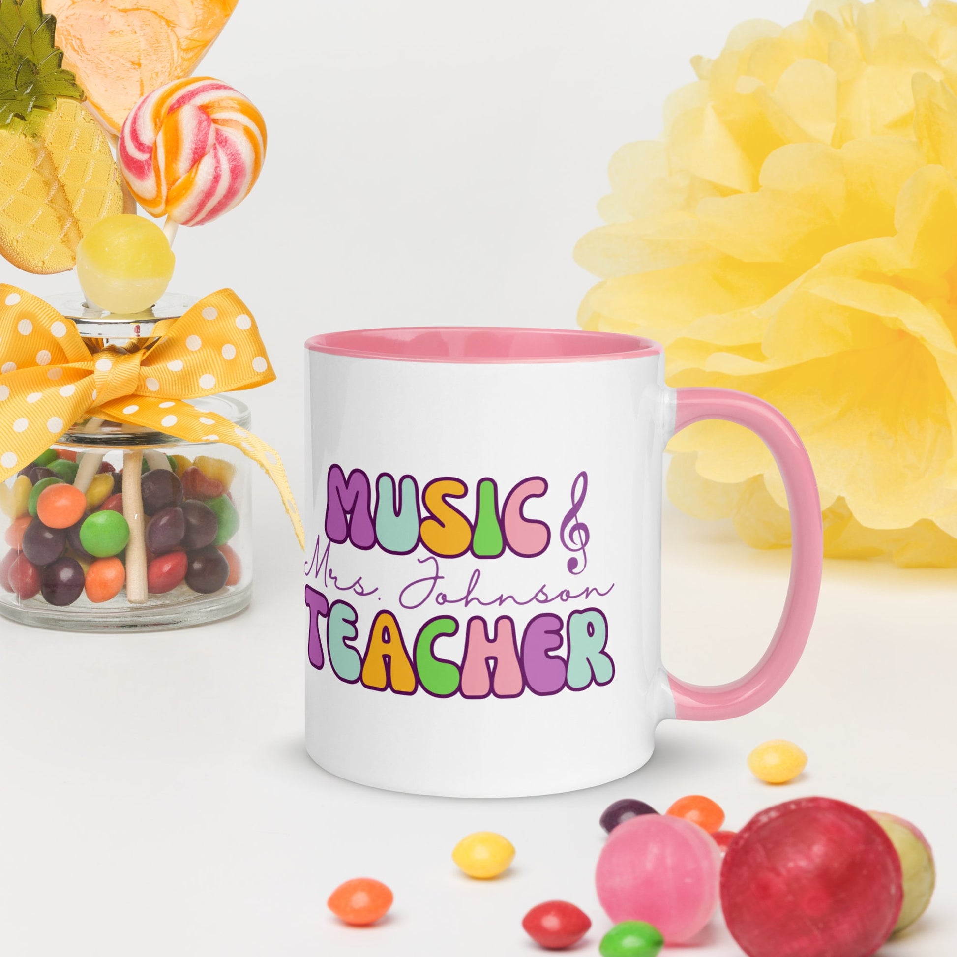 11 OZ Personalized Music Teacher Mug, Piano Teacher Gift, Music Teacher Cup, Band Teacher Gift, Teacher Appreciation,