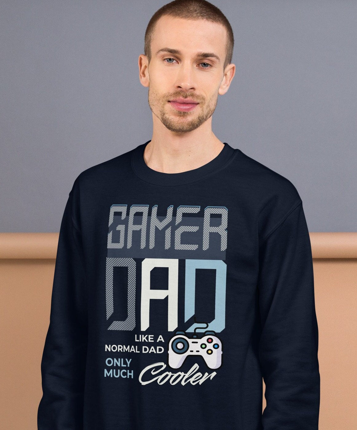 Dad Gaming Sweatshirt, Gaming Gift For Dad, Video Game Retro Sweatshirt, Dad Birthday Crewneck Sweatshirt