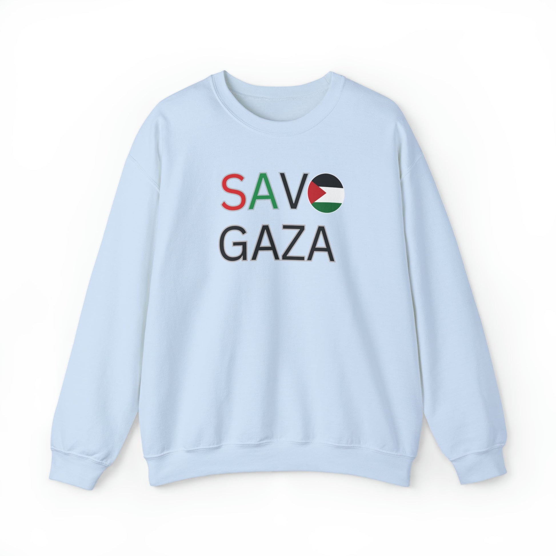Save Gaza Sweater, Palestine Sweatshirt, Free Palestine Sweater, Palestine Flag Crewneck, Stand With Palestine ™ Crewneck Sweatshirt