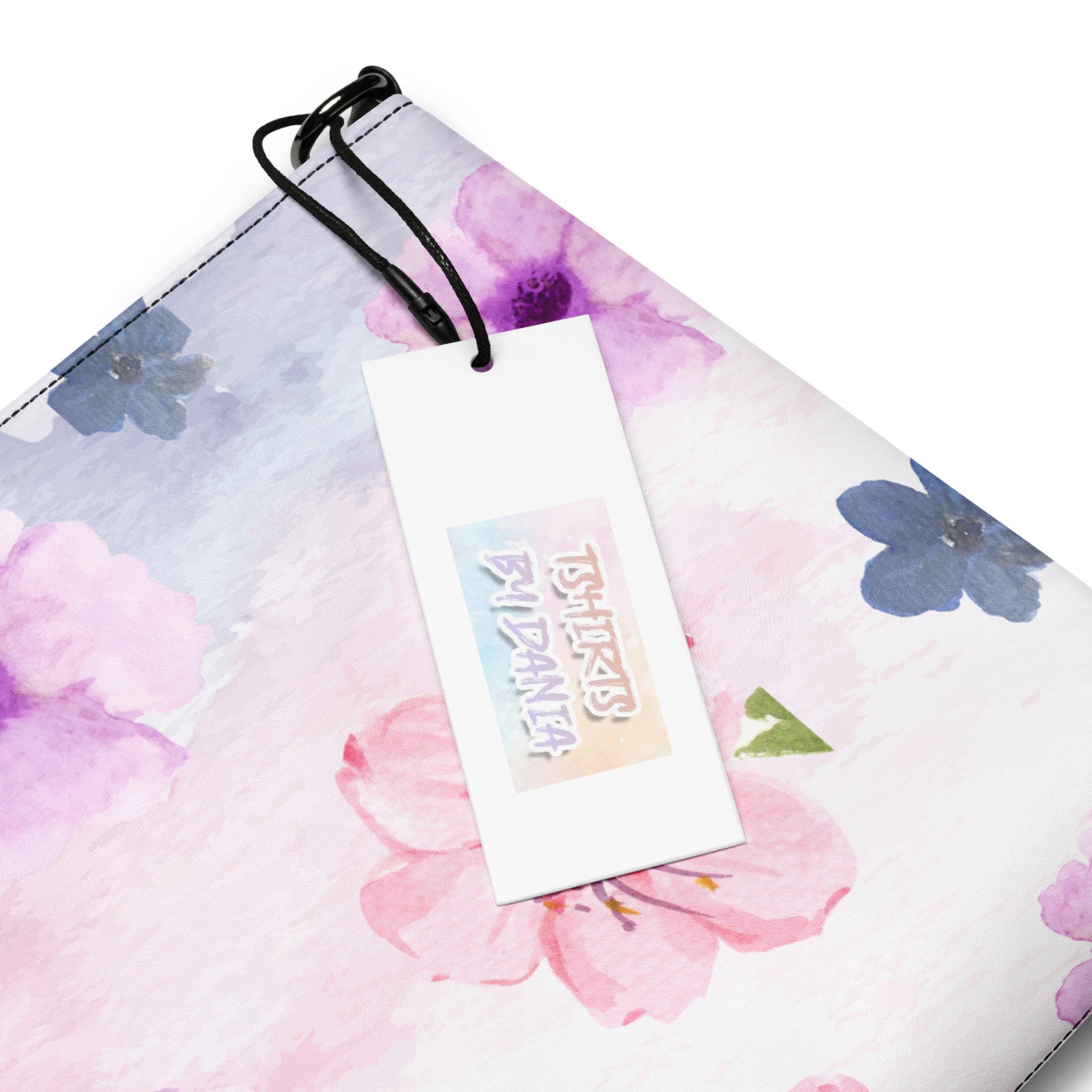 Wtercolor Pink Floral Crossbody bag