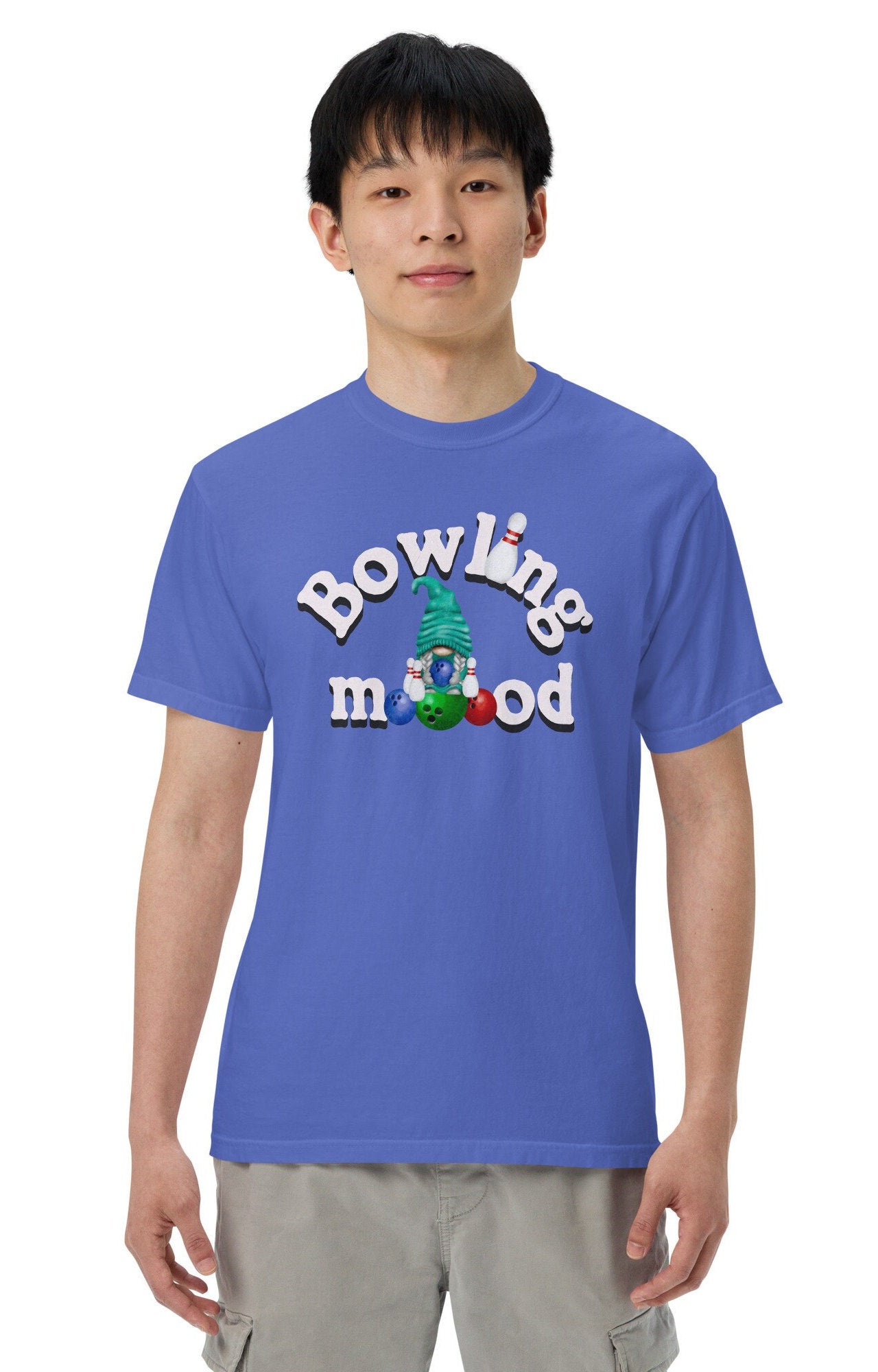 Comfort Colors Gnome Funny Bowling Shirt, Bowling Team Gift, Bowling T Shirt