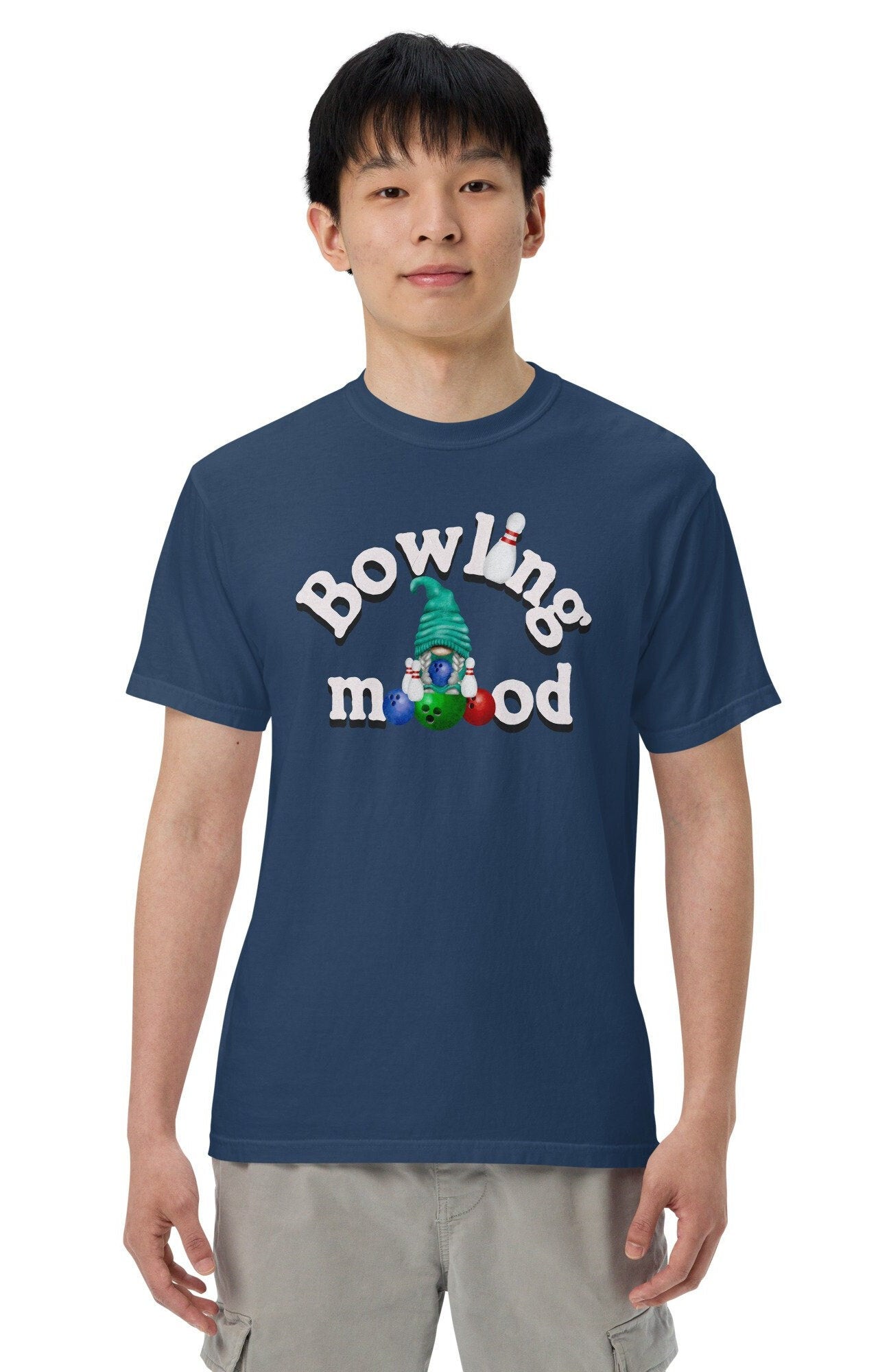 Comfort Colors Gnome Funny Bowling Shirt, Bowling Team Gift, Bowling T Shirt