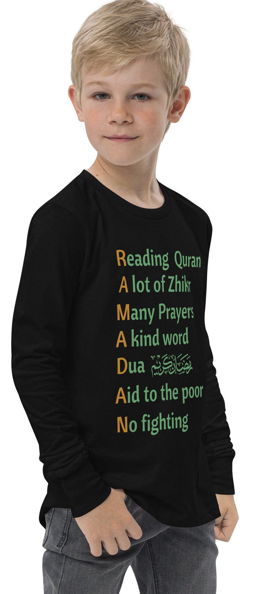 Ramadan Youth long sleeve tee, Ramadan Kid Shirt